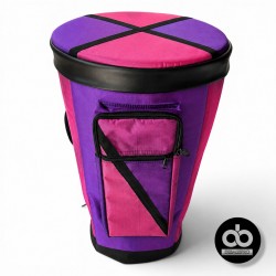 DJEMBE BAG PURPLE PINK