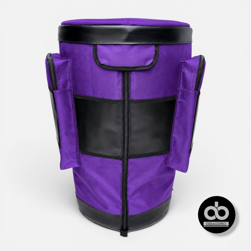 Premium djembe bag purple black