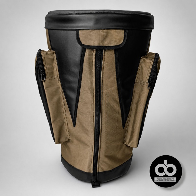 Premium Djembe bag brown black